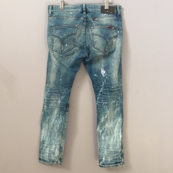 Fear of God Style CK Painted + Ripped Jeans Denim - Picture 2 of 16